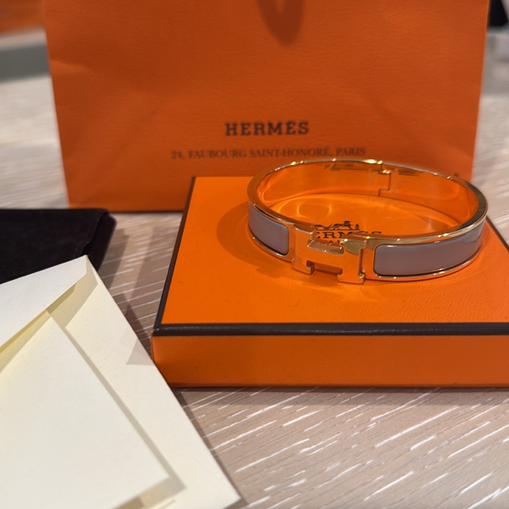 Hermes Clic Clac with rose gold